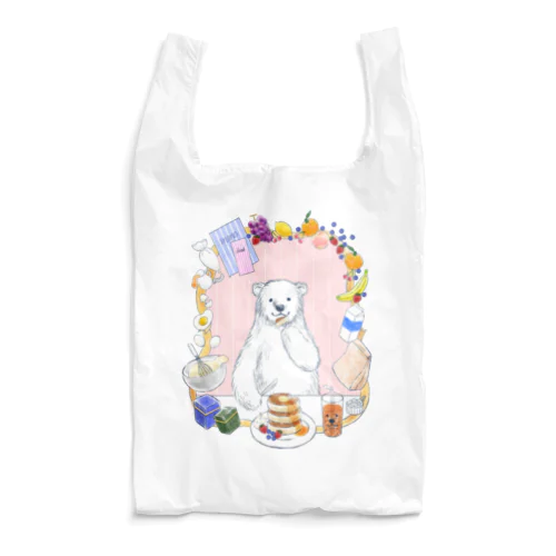 シロクマとパンケーキ Reusable Bag