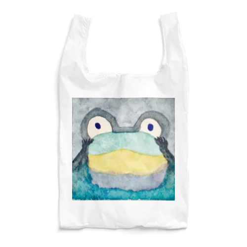 マカロンカエルおばけ Reusable Bag