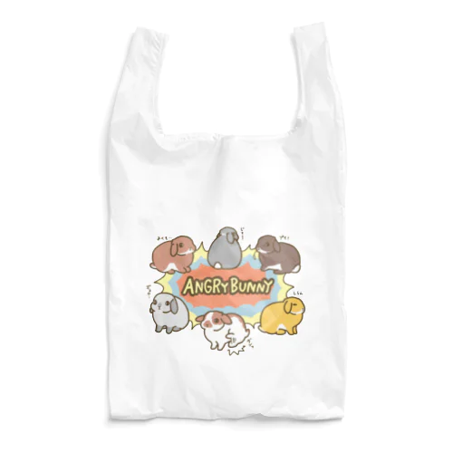 アングリーバニーL Reusable Bag