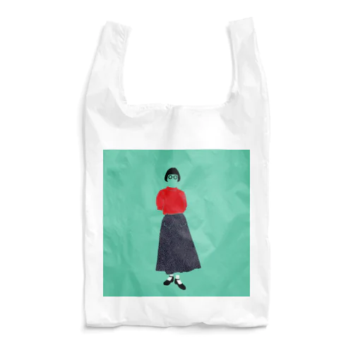 赤いサマーセーター Reusable Bag