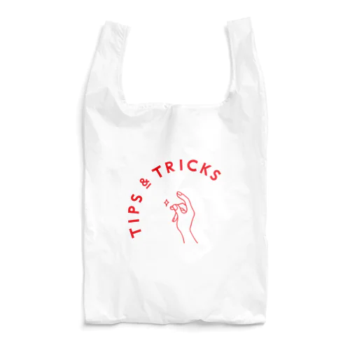 LOGOエコバッグ赤 Reusable Bag