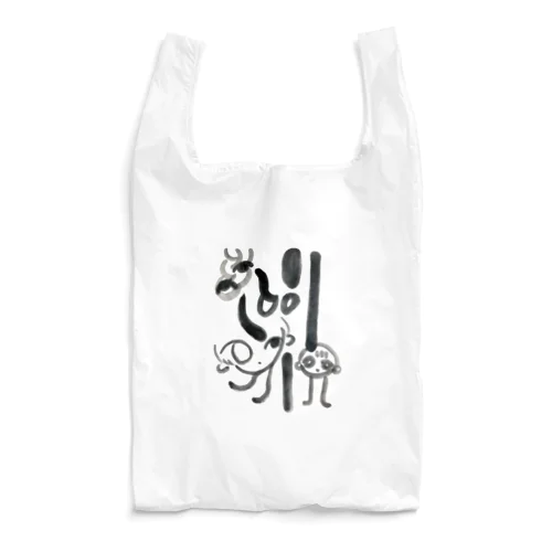 顔歩き Reusable Bag