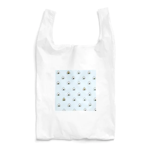 おにぎりいっぱい　ブルー Reusable Bag