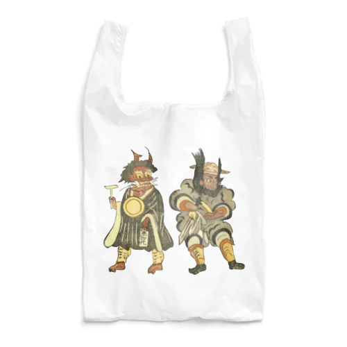 大津絵＜鬼と鍾馗＞ Reusable Bag