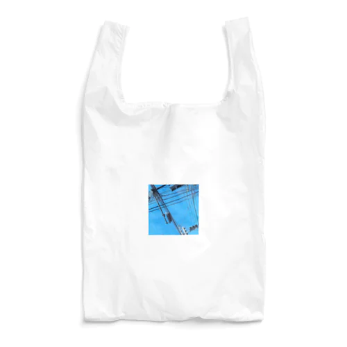 電線と信号機 Reusable Bag