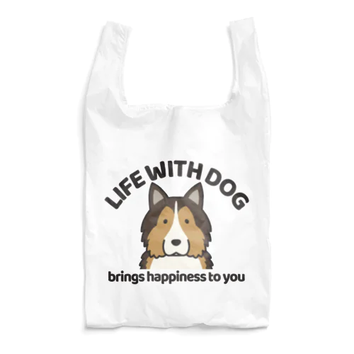 犬と共に（シェルティ）  Reusable Bag