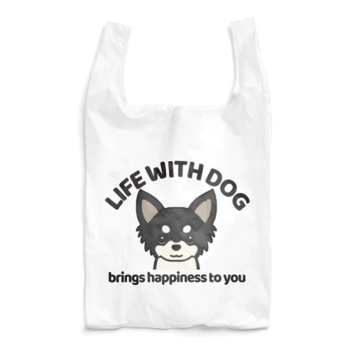 犬と共に（チワワ/黒系）  Reusable Bag