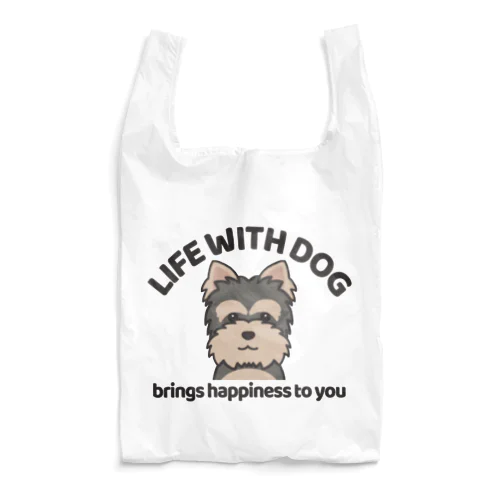犬と共に（ヨーキー）  Reusable Bag