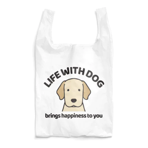 犬と共に（ラブ/イエロー）  Reusable Bag