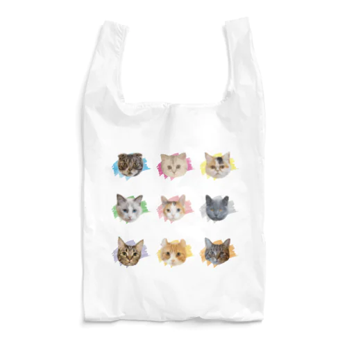 ひとり猫カフェにあにゃあ 全員集合 Reusable Bag