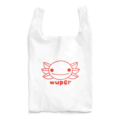 線画ウパ(赤) Reusable Bag