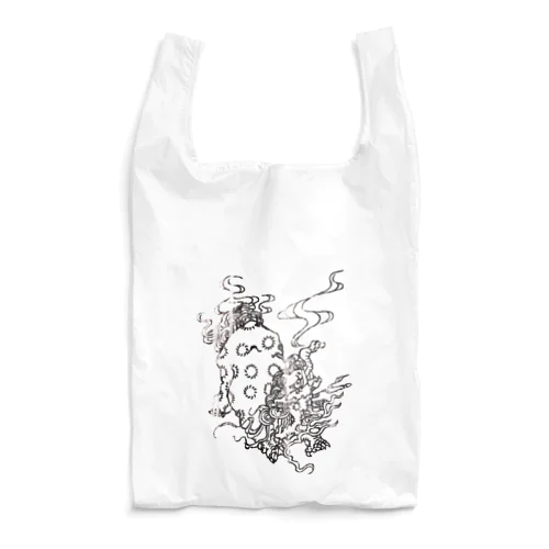 獏はバックにもなったしベビたんにも体を委ねたしプライドを捨てたよ Reusable Bag