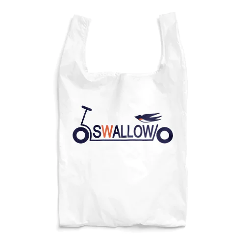 キックボード風スワローロゴ Reusable Bag