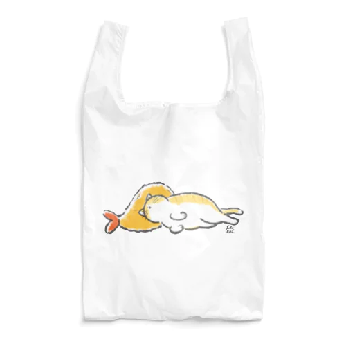 ピスピスゆーて寝るネコ【茶白】 Reusable Bag