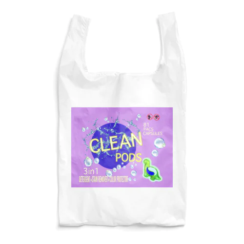 恐竜型洗濯洗剤PODタイプ Reusable Bag