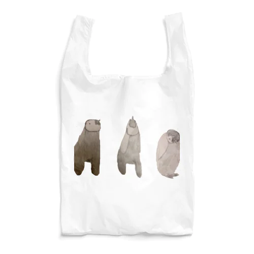 エンペラーペンギン(皇帝)のあかちゃんの絵 Reusable Bag