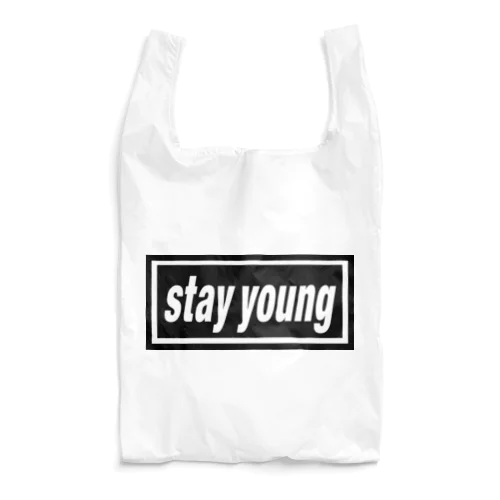 stay young-ステイヤング-BOXロゴ エコバッグ