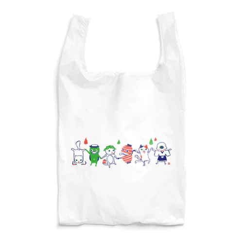 おばけエコバッグ＜妖怪ラインダンス＞ Reusable Bag