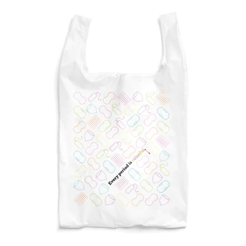 【生理】Every period is colorful. / 生理はカラフル。 Reusable Bag