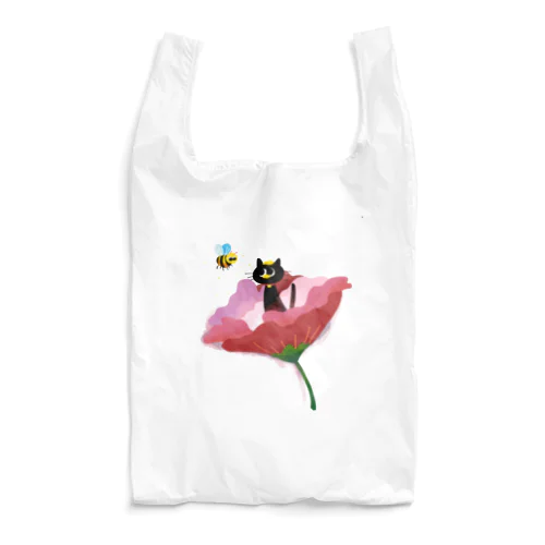 猫と蜂 Reusable Bag