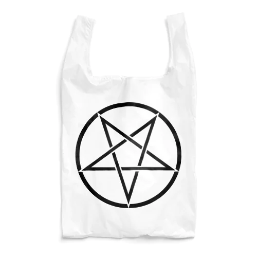 SATANIC PENTAGRAM-サタニック・ペンタグラム-ロゴ エコバッグ