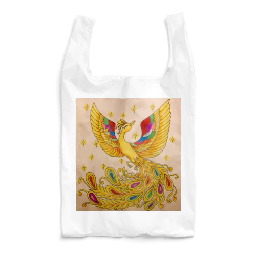 カラフルな鳳凰で運気アップ Reusable Bag