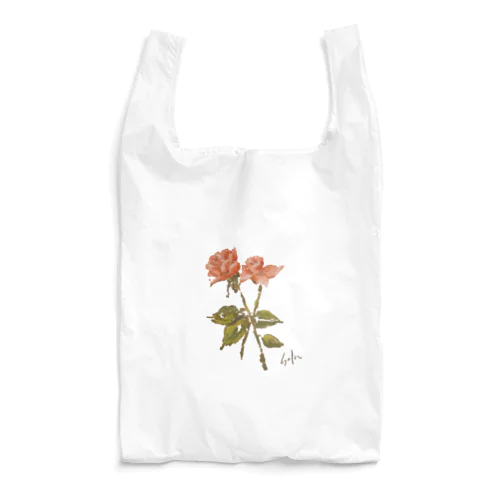 Antique rose / 薔薇の花 Reusable Bag