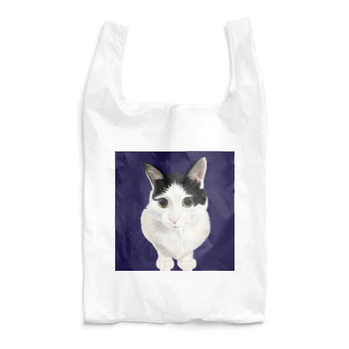 ハチワレねこのくう（おすまし） Reusable Bag