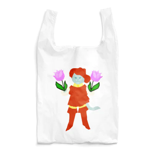 チューリップ二刀流（紫） Reusable Bag