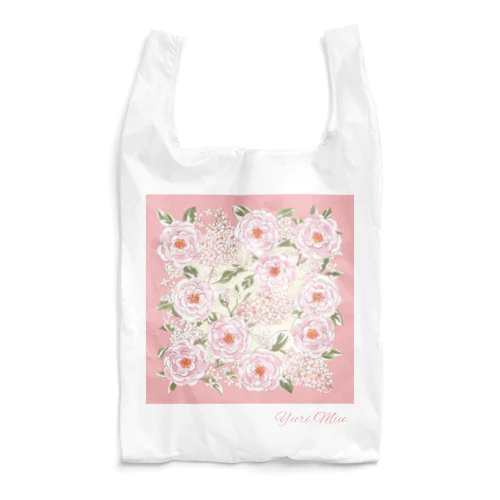 バラとライラック（ピンク） Reusable Bag