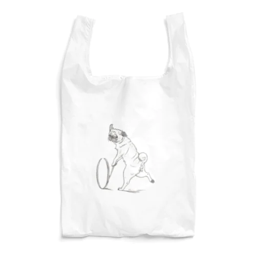 パグの輪回し～フォーン Reusable Bag