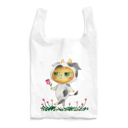 牛ぐるみちーちゃん Reusable Bag