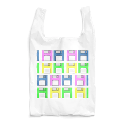 懐かしフロッピーディスク Reusable Bag