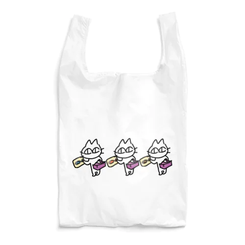 ネコさんたちのおかいもの Reusable Bag