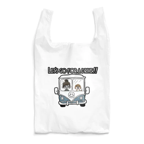 主と愛犬とニコマル Reusable Bag