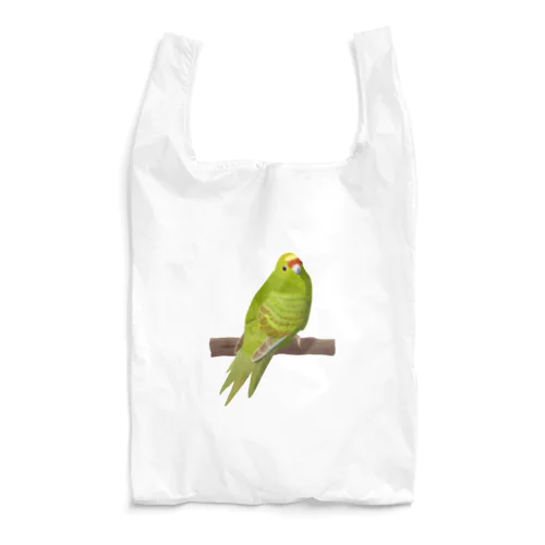 キガシラアオハシインコ(前面プリント) Reusable Bag
