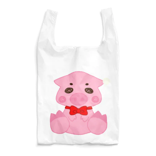 おめかし ブタ ( 優月のあ ) Reusable Bag