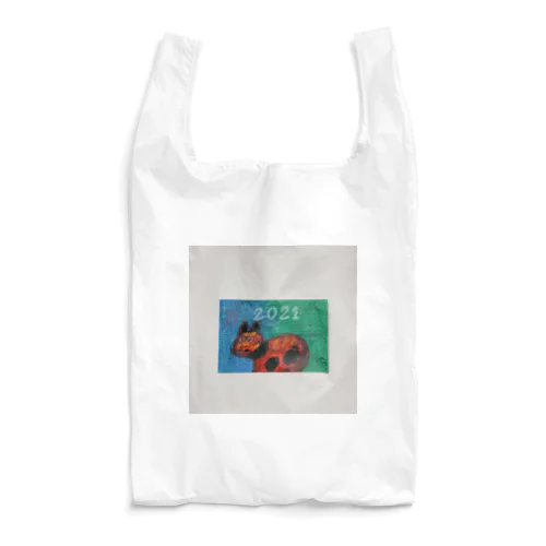 クレヨンde赤べこ Reusable Bag