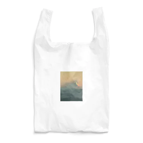 夕日がひょっこりはん Reusable Bag