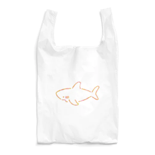わりとシンプルなサメ2021ピンク系Ver. Reusable Bag