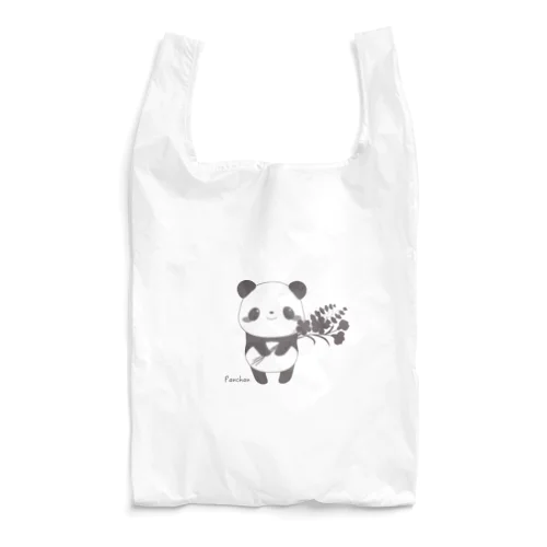 レトロパンダちゃんとブーケ Reusable Bag