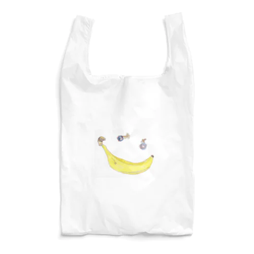 バナナスマイリー　Banana Smiley Reusable Bag