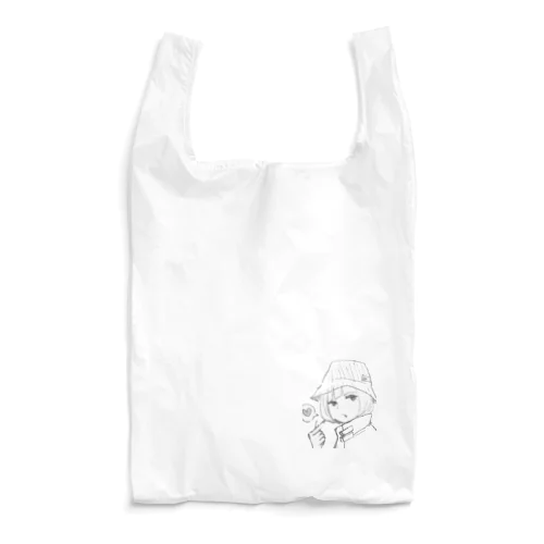 モノクロ/バケハガール(キュンver.) Reusable Bag