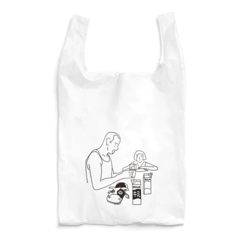 牛乳は1日に2本 Reusable Bag