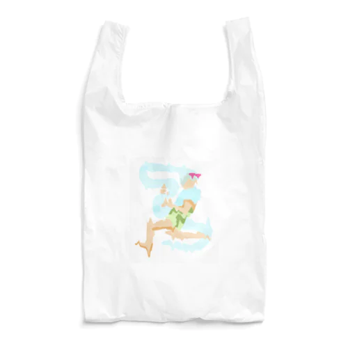 蛇に食われてるじゃんシャツ Reusable Bag