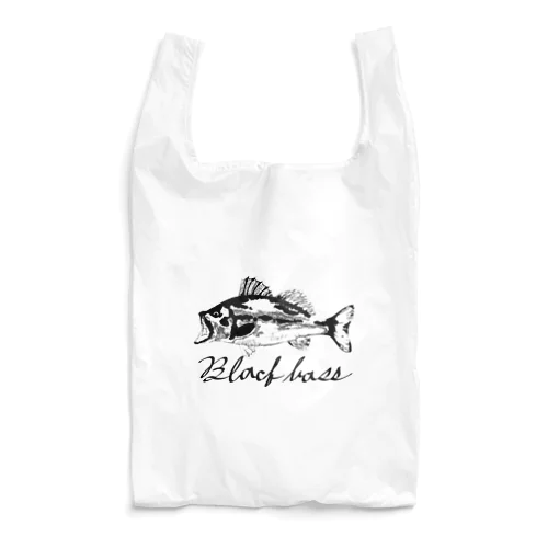 ザ・ブラックバス白黒 Reusable Bag