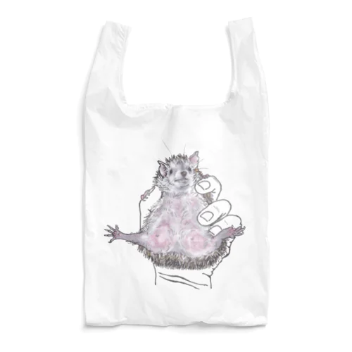 ぱっかーんとヒメハリテンレック Reusable Bag