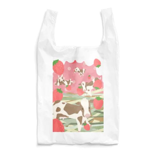 いちごミルク Reusable Bag