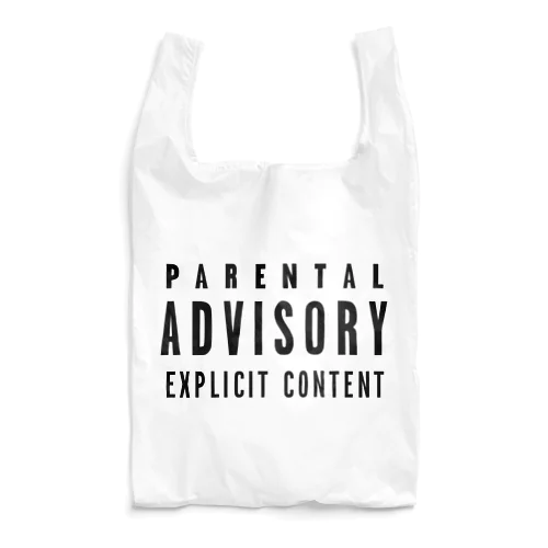 PARENTAL ADVISORY-ペアレンタル アドバイザリー-文字のみロゴTシャツ Reusable Bag