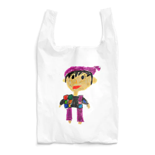 ５歳さんの自画像 Reusable Bag